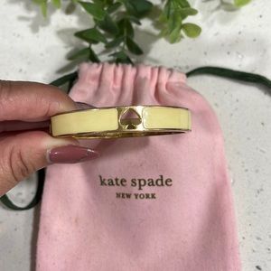 ♠️ Kate Spade Gold & Ivory Bangle